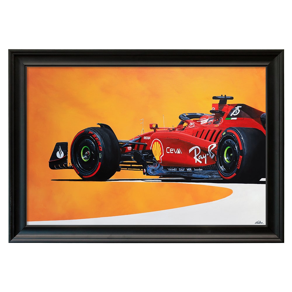 Charles Leclerc | 22 | Ferrari | Original Painting | By James Stevens