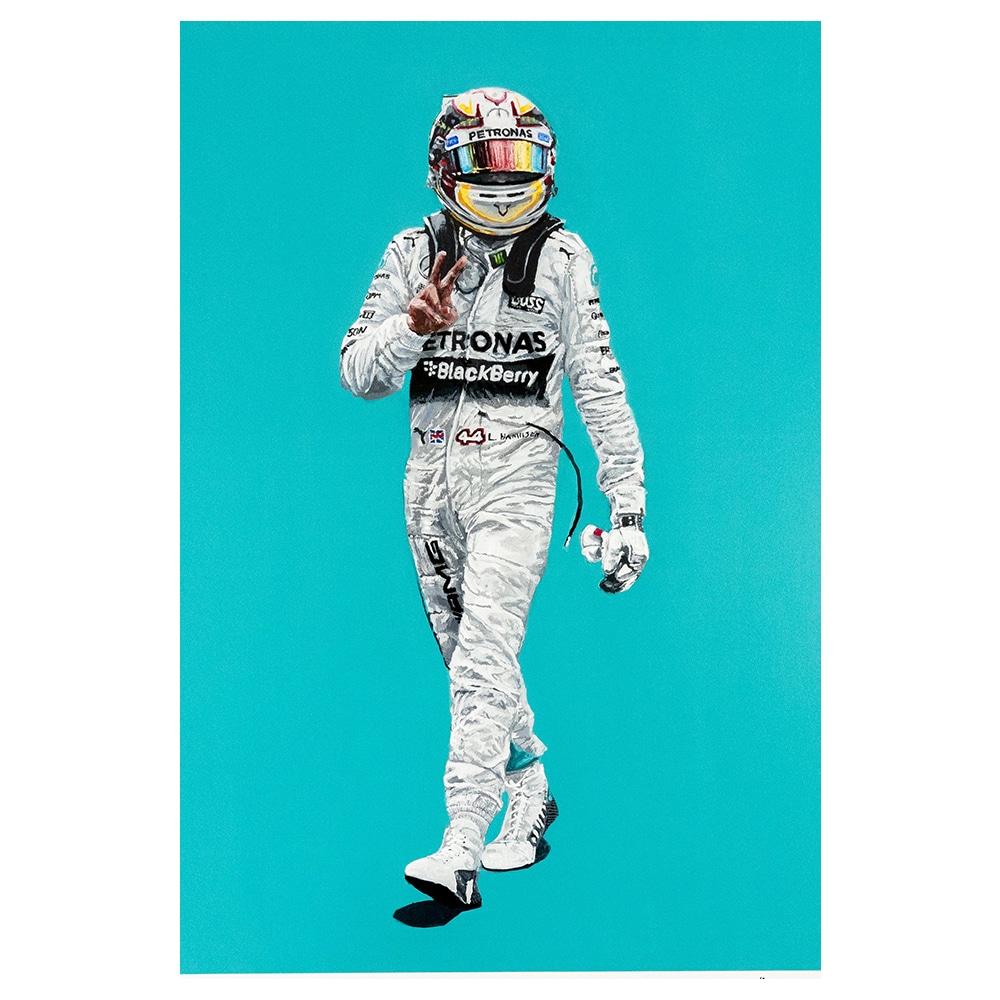 Peace | Lewis Hamilton | Limited Edition Giclée Print | By James Stevens