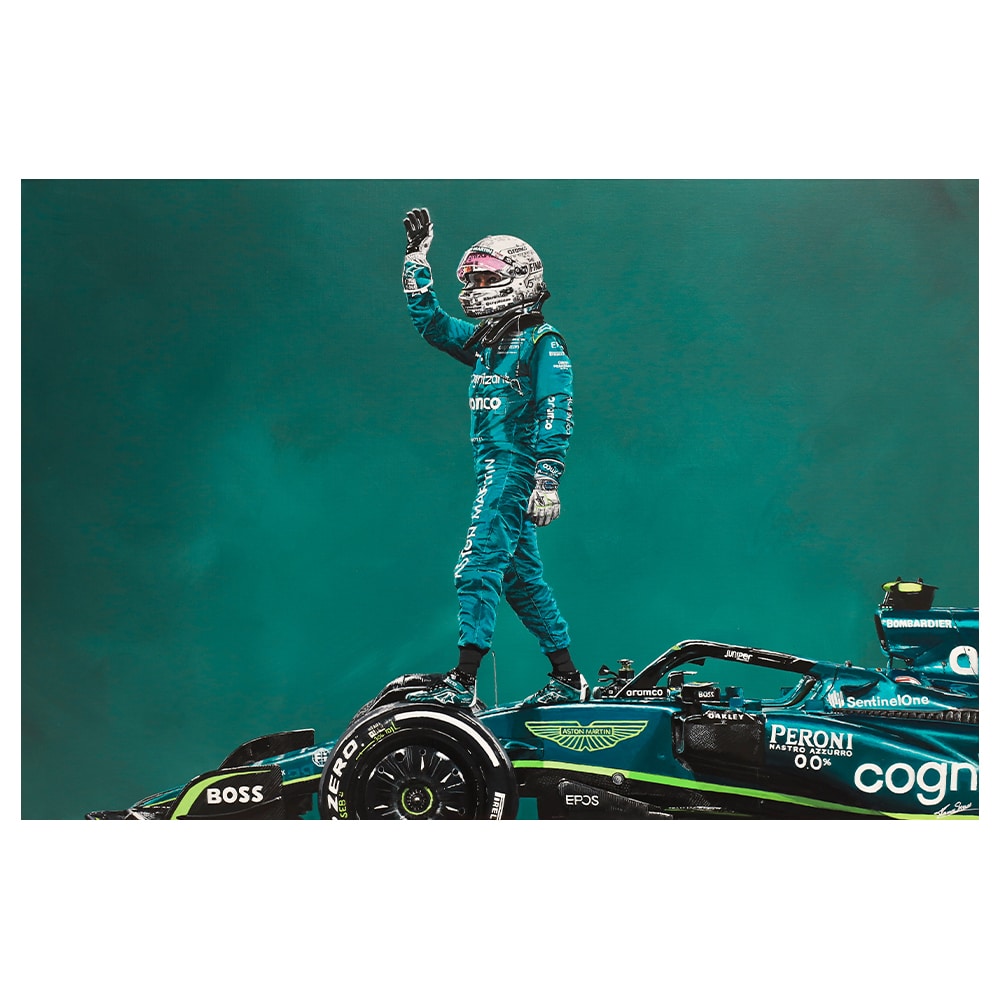 Vettel 22 | Limited Edition Giclée Print | By James Stevens