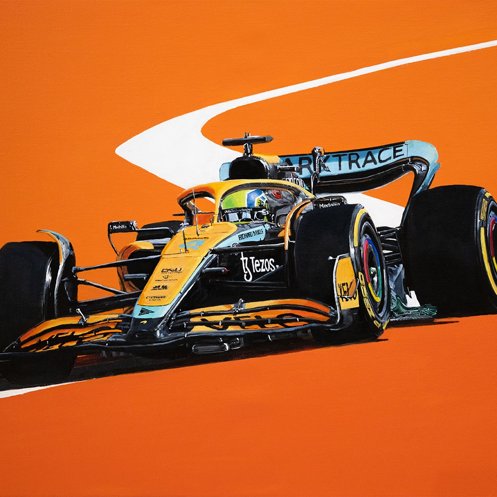 Lando Norris | 22 | McLaren | Limited Edition Print | By James Stevens