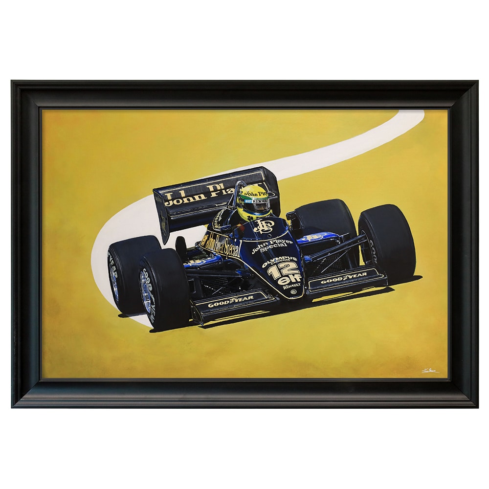 Ayrton Senna | 97T | Lotus | Original Painting | By James Stevens