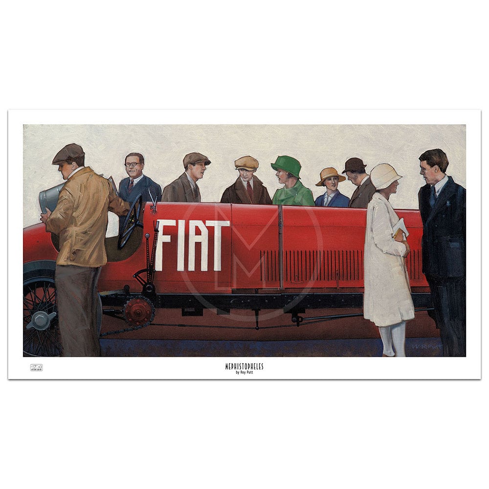 Mephistopheles | Fiat Mephistopheles | Brooklands | 1923 | Roy Putt | Art Print