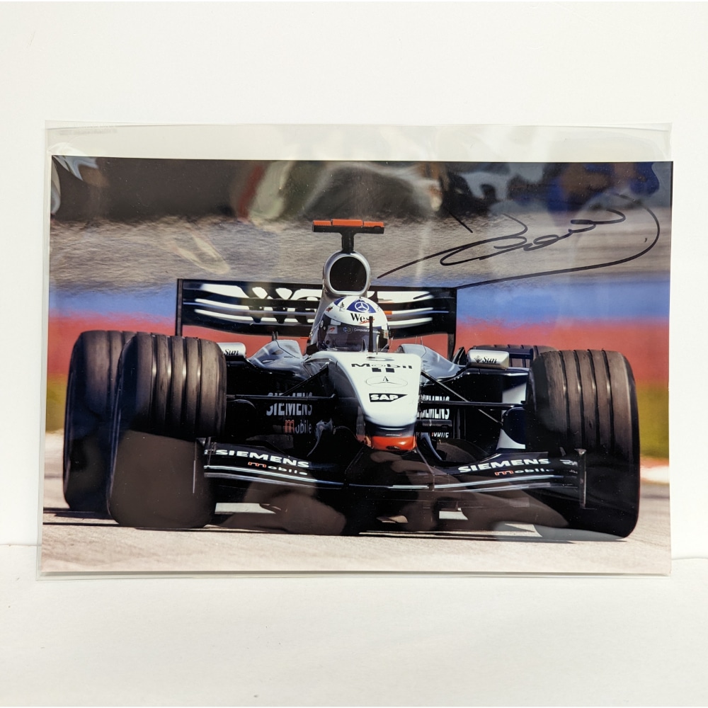 Signed David Coulthard Mclaren 2000s Photograph