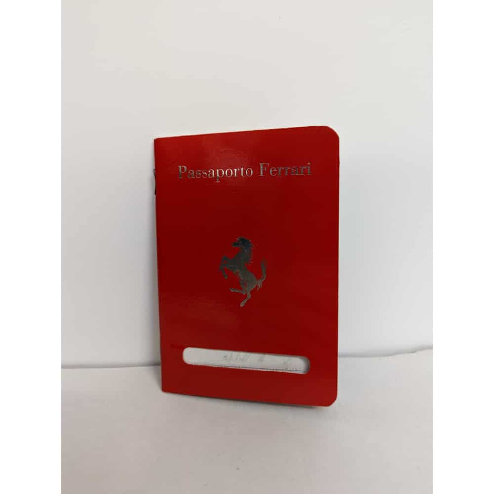 Original Vintage Ferrari 50th Anniversary Passport Signed by 9 Legends