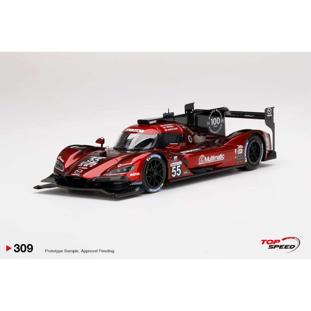 1/18 Scale Mazda RT-24P Dpi No.55 2020 IMSA Sebring 12 Hrs Winner Mazda Motorsport Model Car