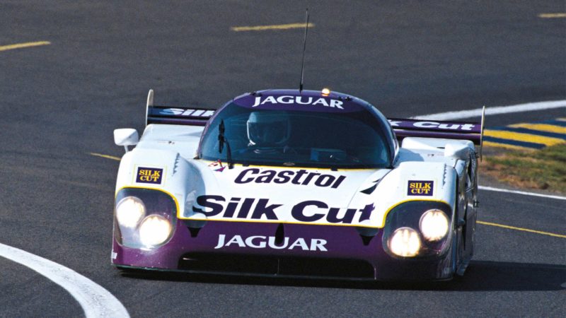 Jaguar XJR-12 on track at Le Mans