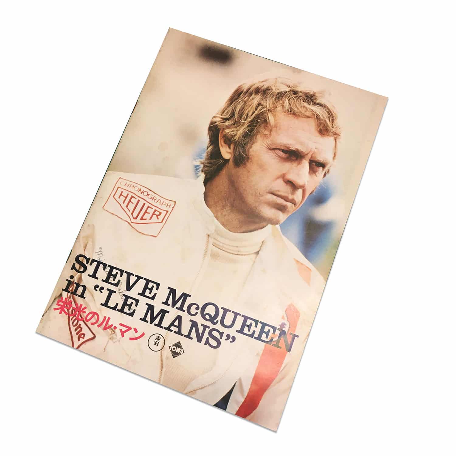 Le Mans Film | Steve McQueen (Heuer Watch) Japanese | 1971 | Original Vintage Press Book