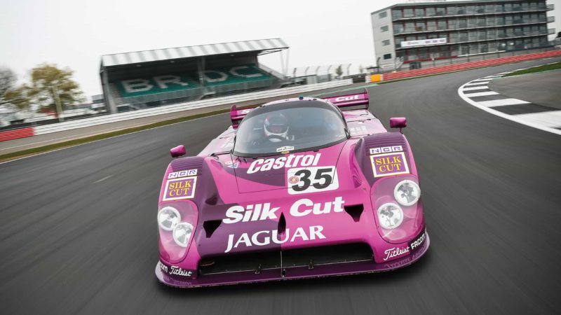 Martin Brundle in the Jaguar XJR-12