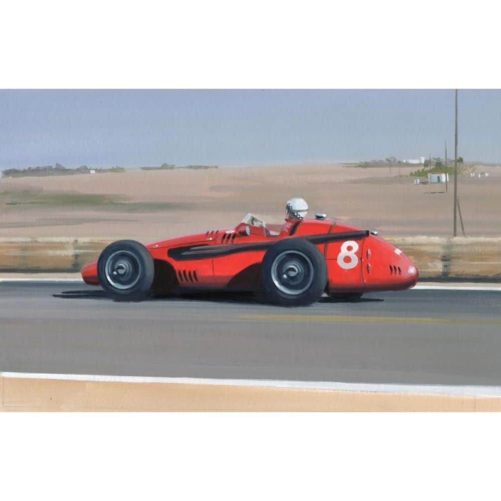 Jean Behra, Maserati 250F, 1957 Moroccan GP / Martin Tomlinson / Limited Edition Print