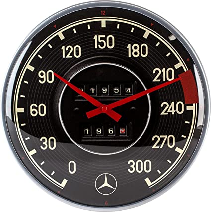 Mercedes Speedo Wall Clock