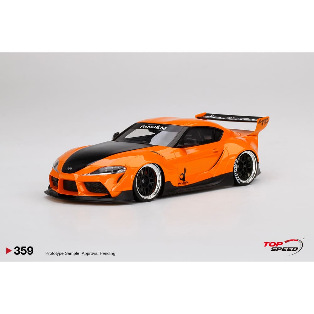 1/18 Scale Pandem Toyota GR Supra V1.0 Orange Model Car