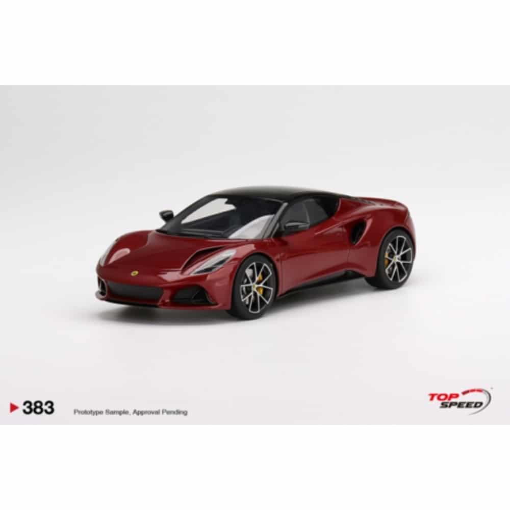 1/18 Scale Lotus Emira Magma Red Model Car