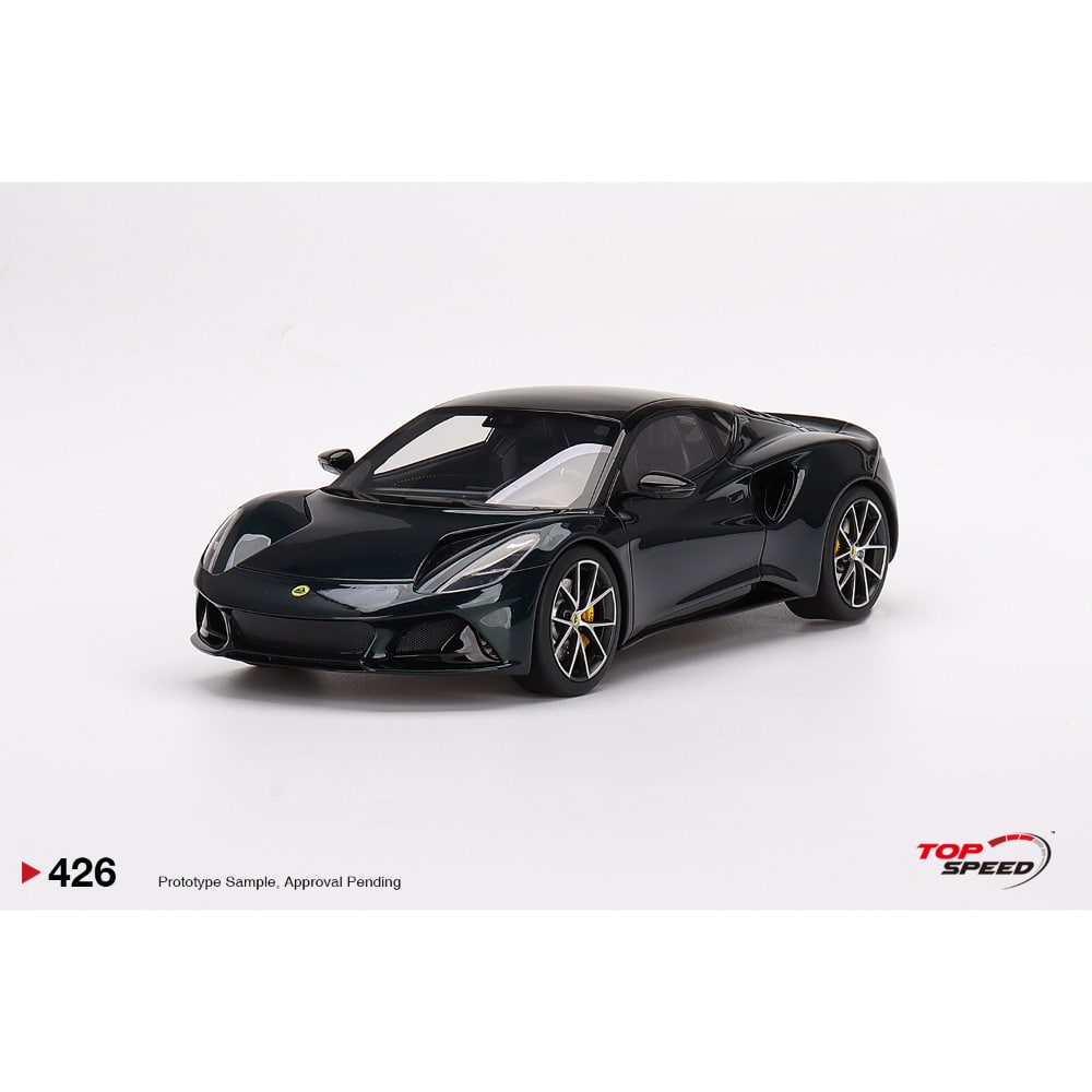 1/18 Scale Lotus Emira Dark Verdant Green Model Car