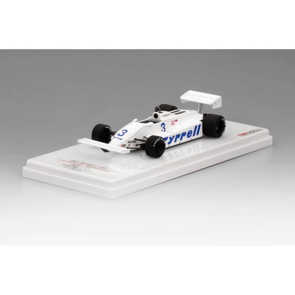 1/43 Scale Tyrrell 011 No.3 1981 German GP Tyrrell Racing Team Model Car