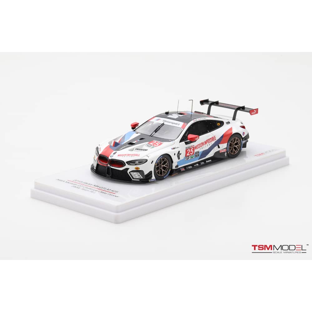 1/43 Scale BMW M8 GTLM No.25 2018 IMSA Michelin GT Challenge Class Winner BMW Team RLL (Mission Impossible Fall Out Livery) Model Car