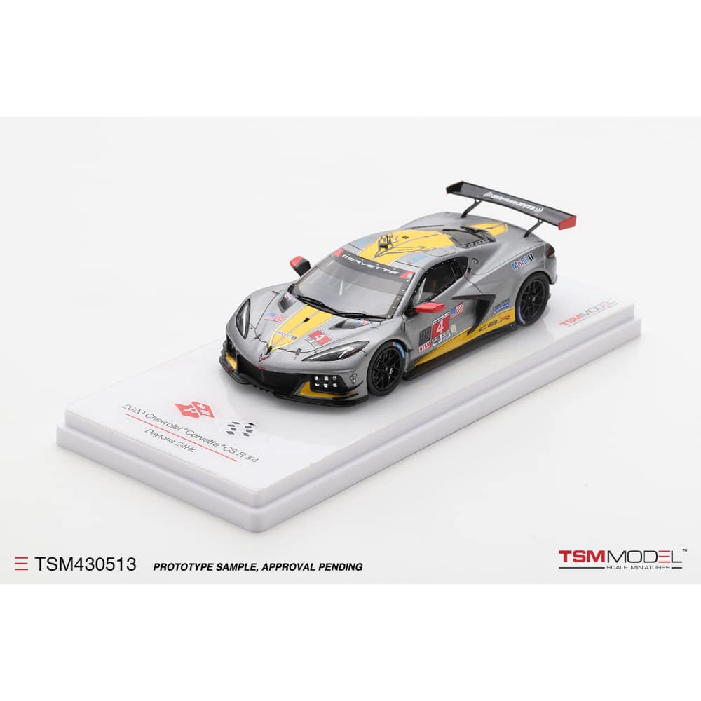 1/43 Scale Chevrolet Corvette C8.R No.4 2020 Daytona 24Hr Corvette Racing Model Car