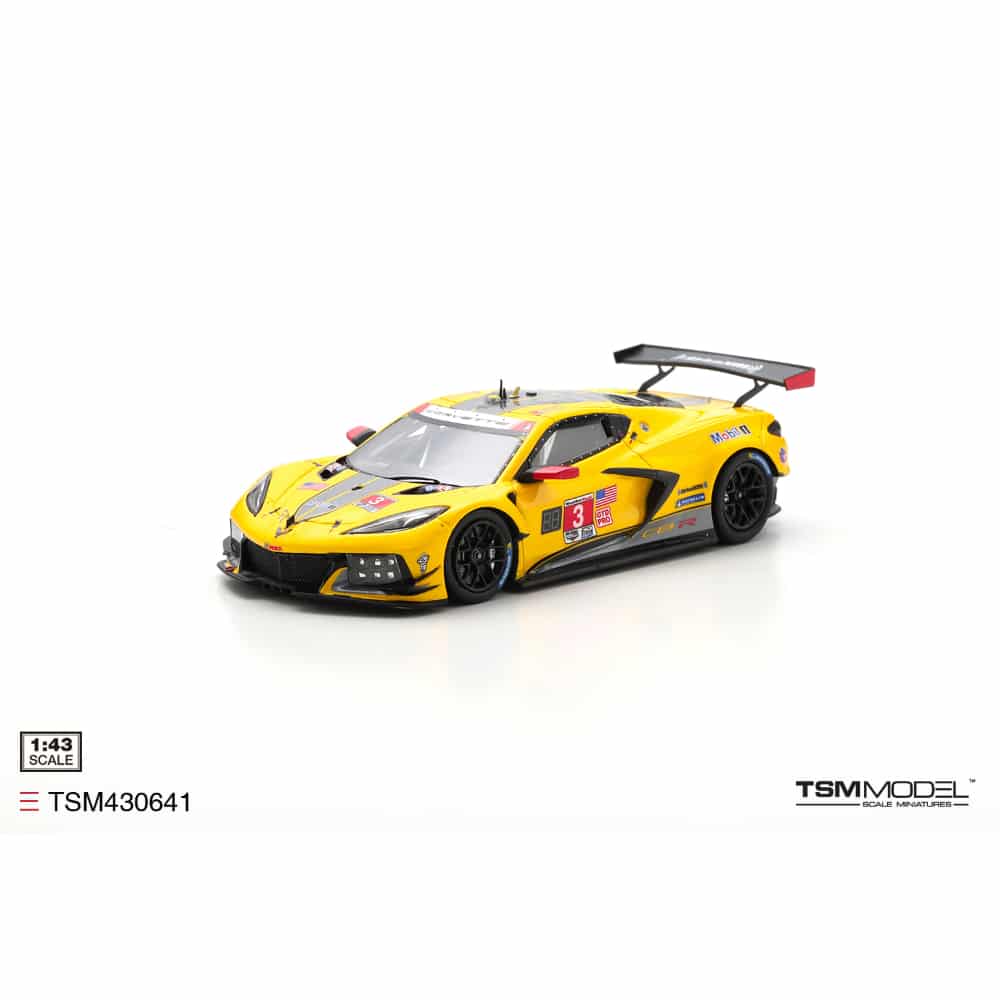 1/43 Scale Chevrolet Corvette C8.R No.3 Corvette Racing 2022 IMSA Sebring 12 Hrs GTD Pro Winner Model Car