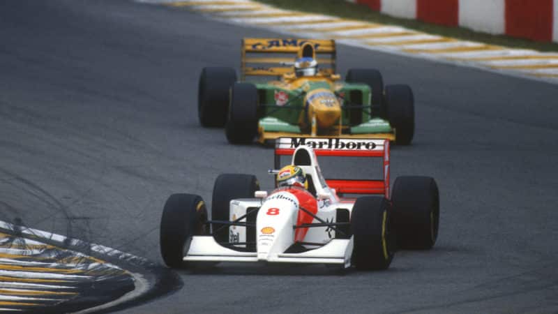 Ayrton Senna McLaren 1993 Brazilian GP Interlagos