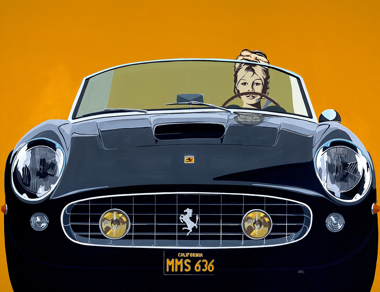 Brigitte | Ferrari 250 GT California | Jean-Yves Tabourot | Limited Edition print