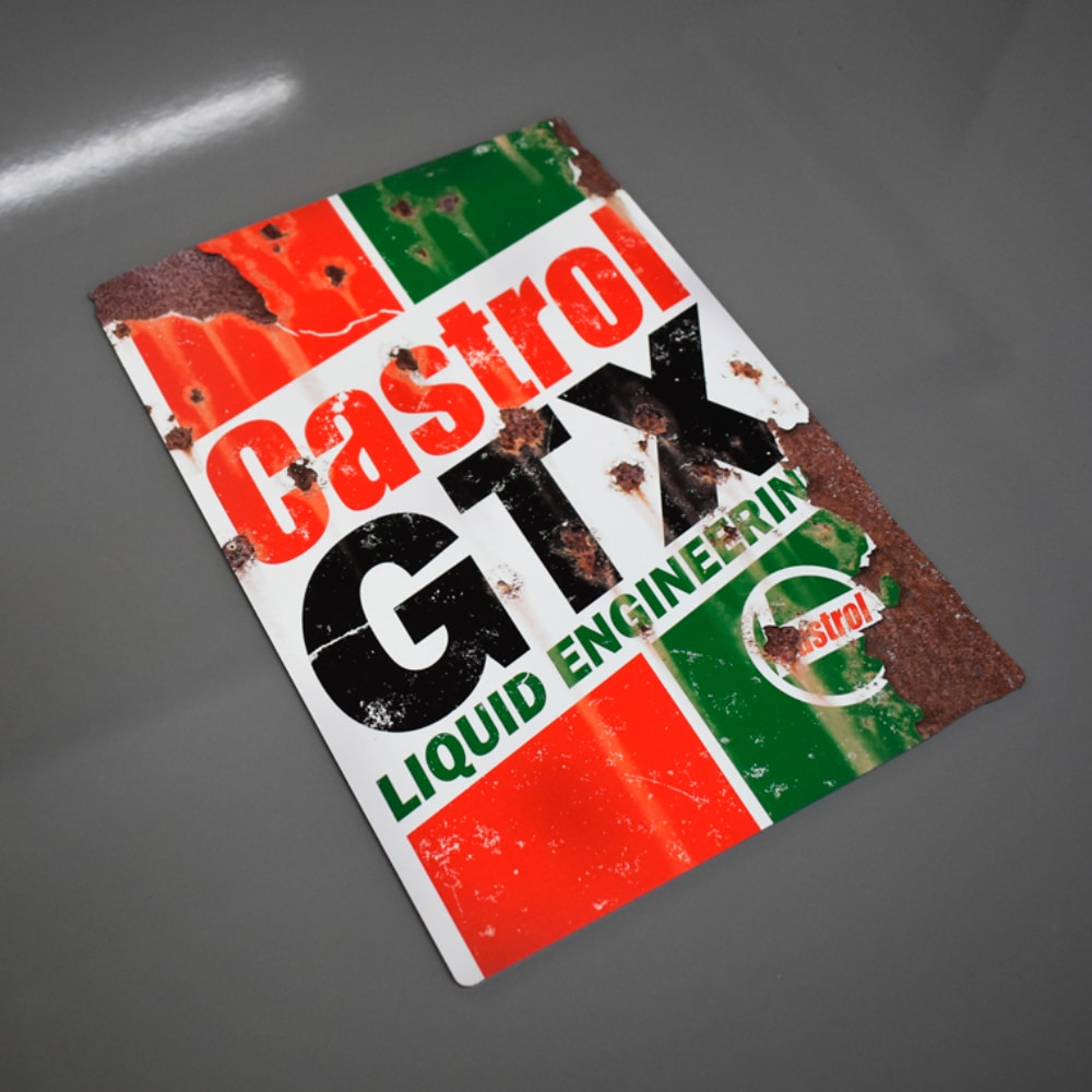 Castrol GTX Replica Tin Sign