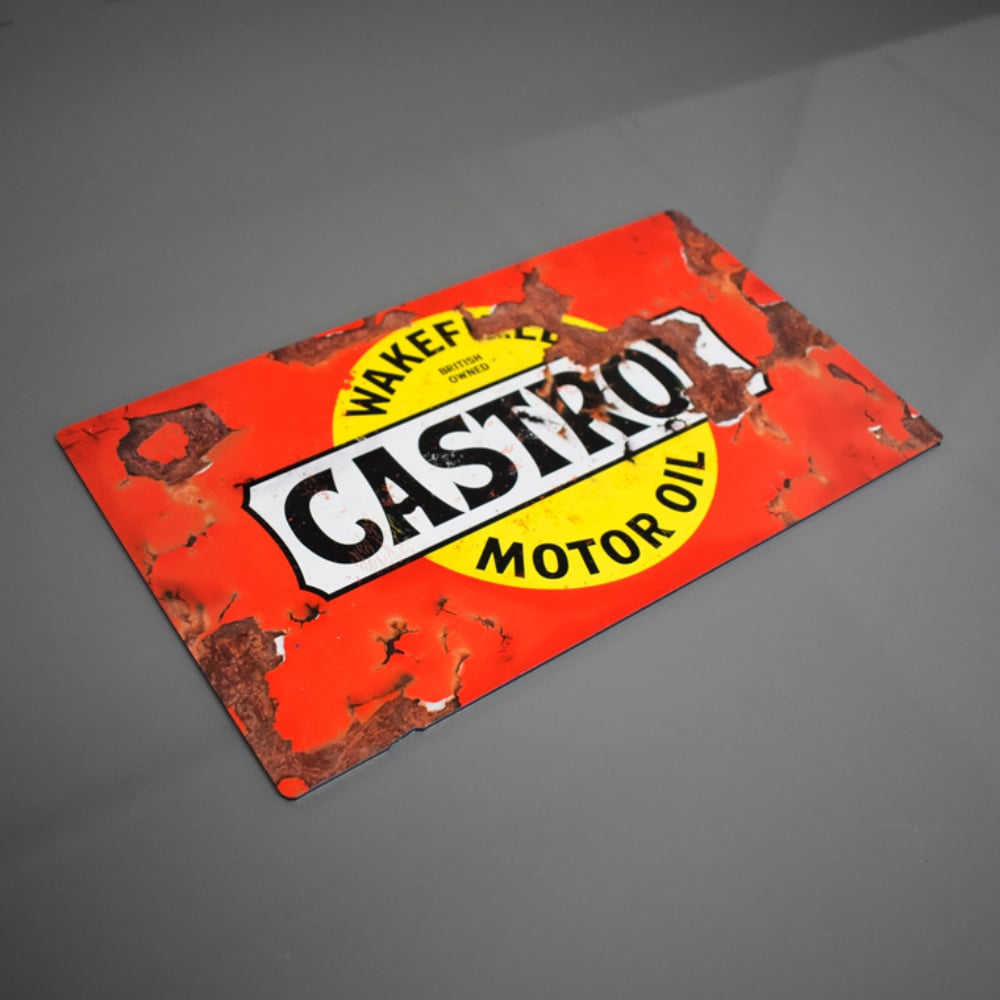 Castrol Wakefield Replica Tin Sign