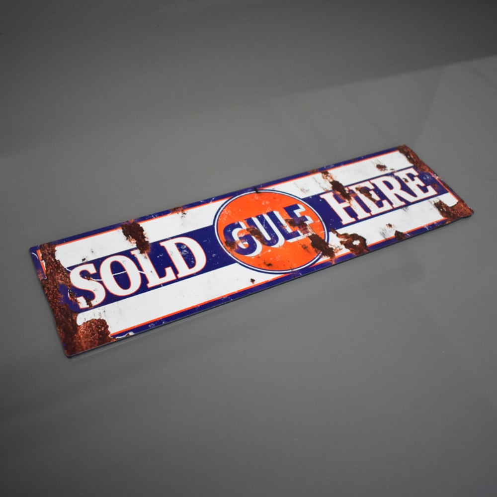 Gulf Oil Replica Tin Sign