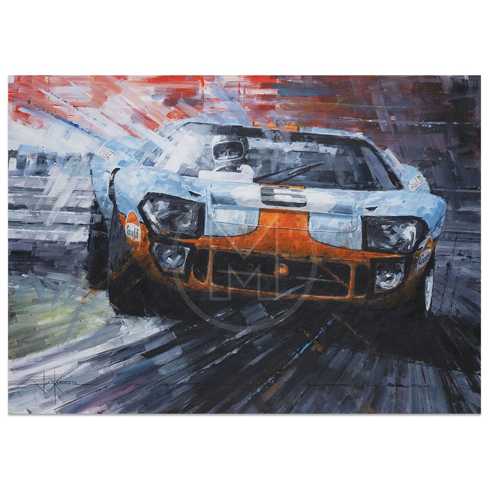 Legend of Le Mans | Ford GT40 | Le Mans 24H 1969 | John Ketchell | Original Artwork