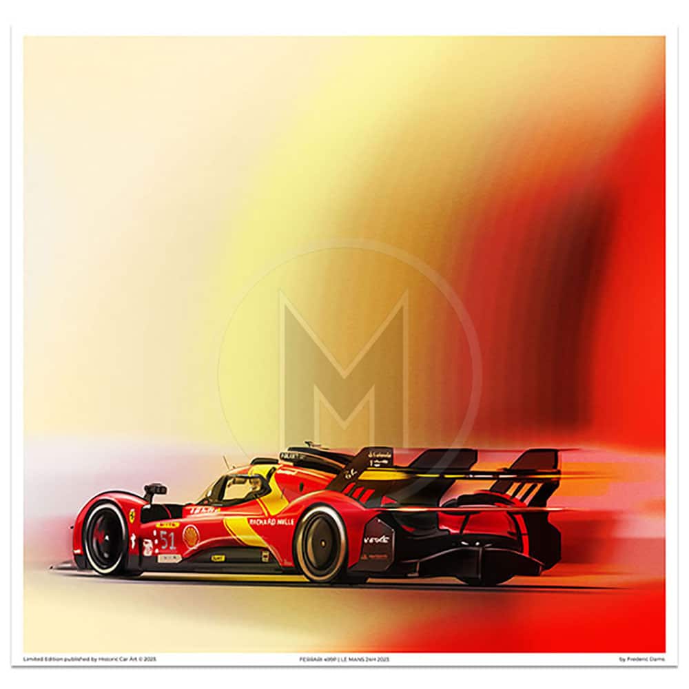 Ferrari 499P | Le Mans 2023 | Frederic Dams | Art Print