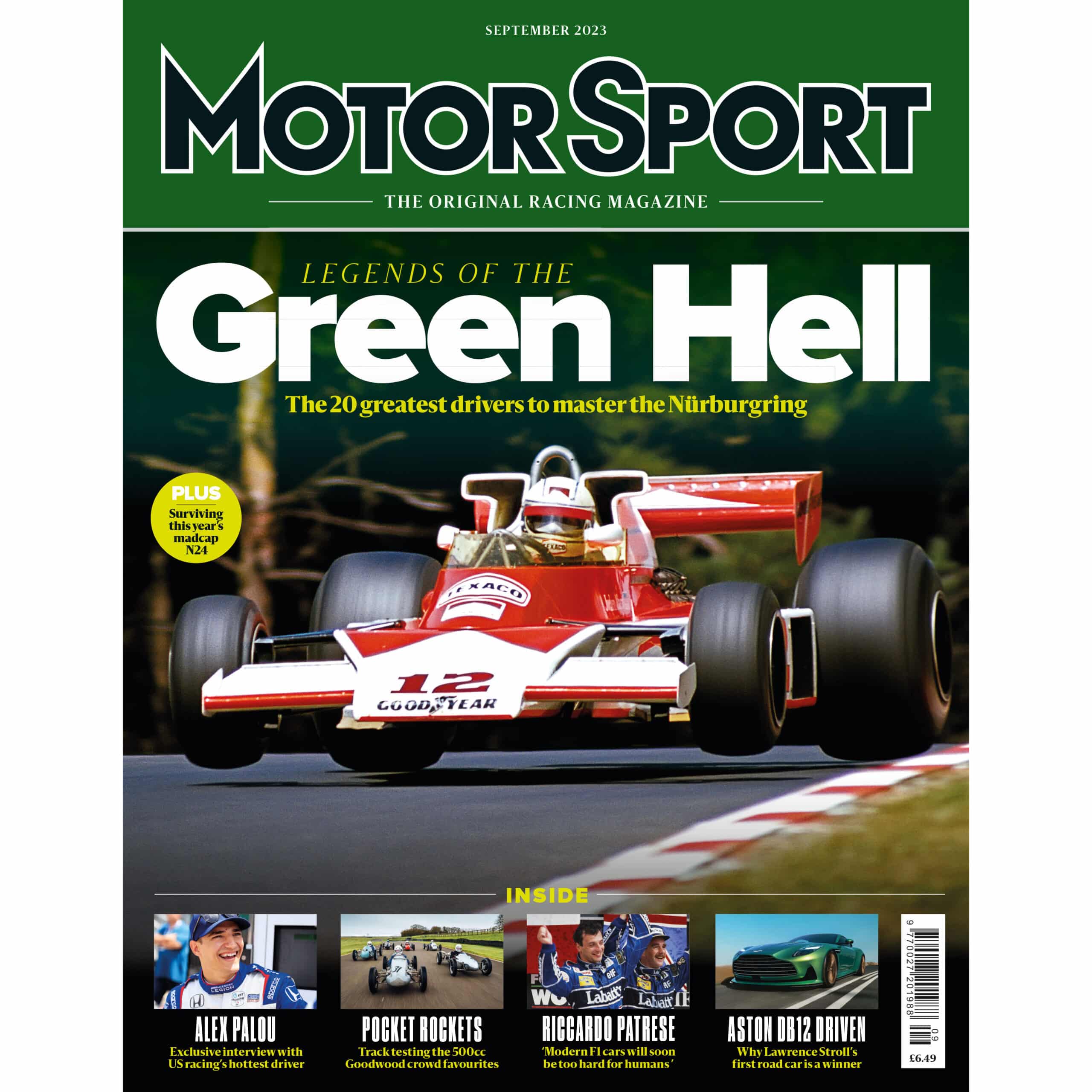 September 2023 | Legends of the Green Hell | Motor Sport Magazine