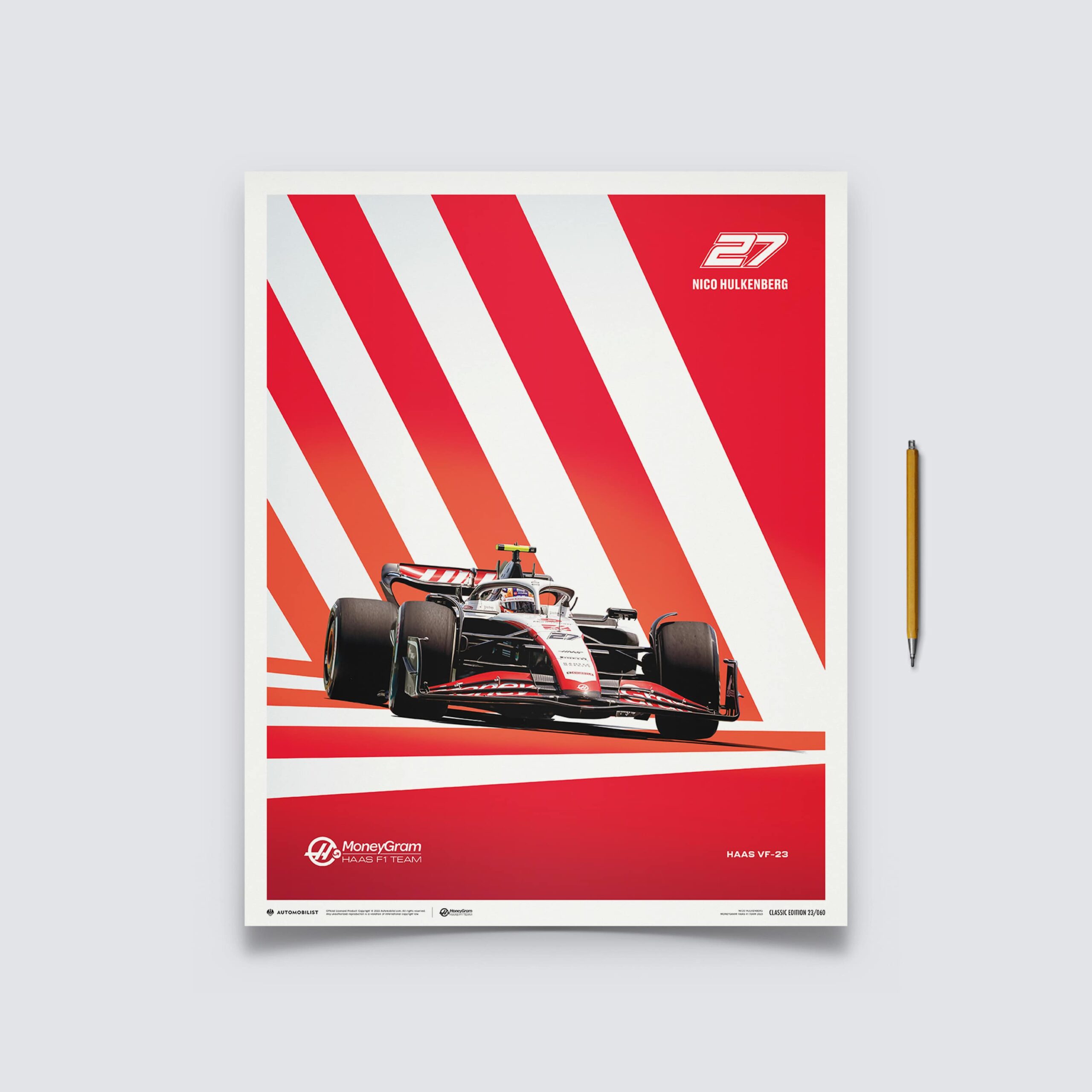 MoneyGram Haas F1 Team - Nico Hulkenberg - 2023 Poster