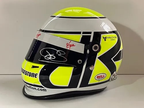 Jenson Button Signed | Full Size Brawn GP Helmet