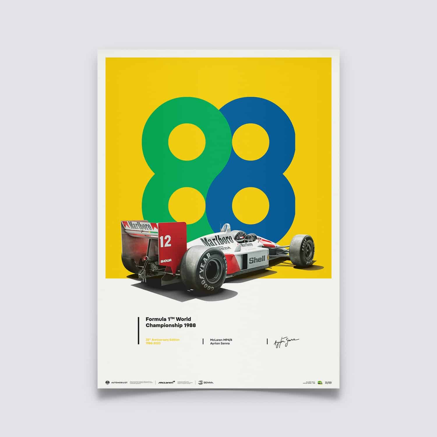 Ayrton Senna, The celebration of a racing legend