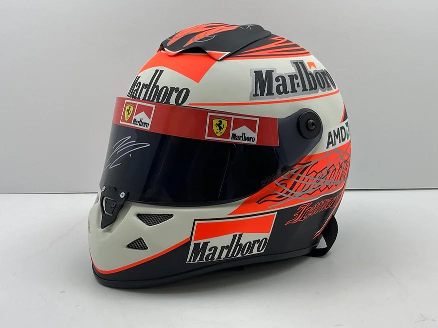 Kimi Räikkönen Signed | Full Size Ferrari 2007 Display Helmet