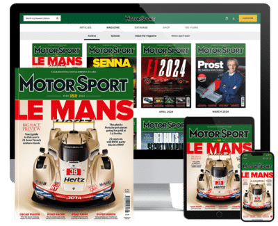 Subscribe to Motor Sport Magazine for just £5.50 which includes print and digital issues.