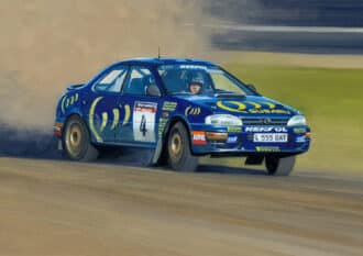 Product image for Colin McRae | Subaru Impreza | RAC Rally | 1995 | Martin Tomlinson | Limited Edition