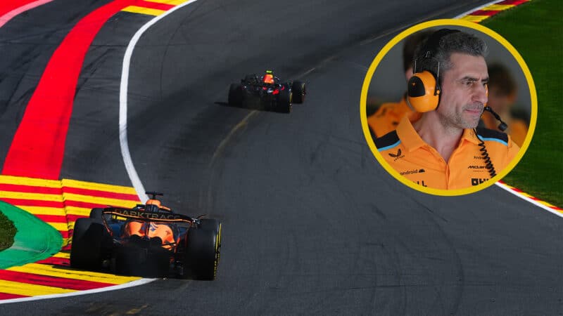 McLaren chases Red Bull at Spa