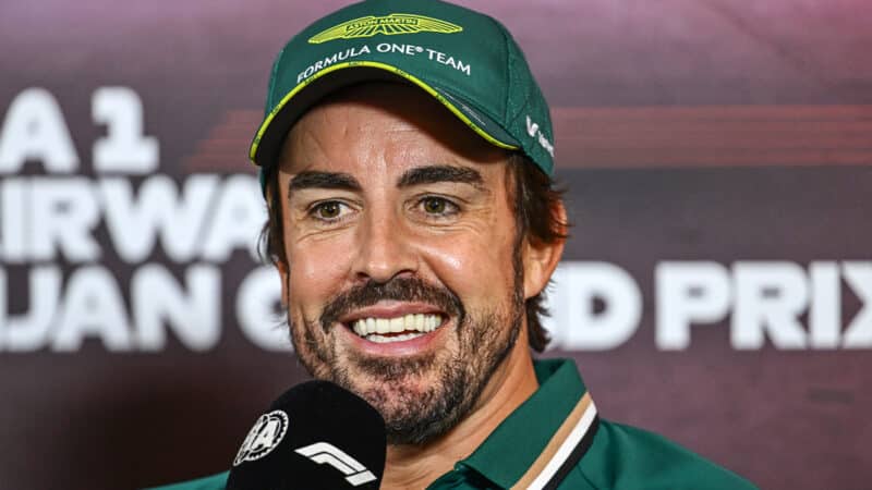 Fernando Alonso in press conference at 2024 F1 Azerbaijan GP